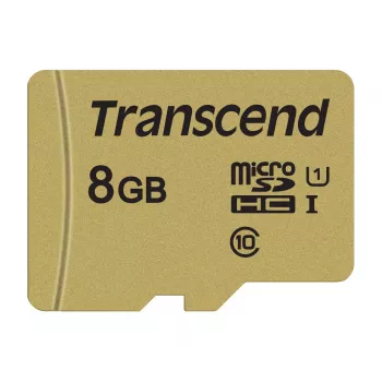 TRANSCEND Micro Sdhc karte 500s 8GB Uhs-i U1 Mlc ar adapteri