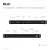 CLUB3D Thunderbolt™ 4 sertificēta 12-in-1 dokstacija