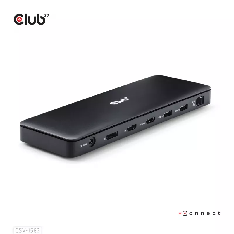 CLUB3D Thunderbolt™ 4 sertificēta 12-in-1 dokstacija
