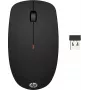 HP Wireless Mouse X200, Ambidextrous, Optical, RF Wireless, 1600 DPI, Melns