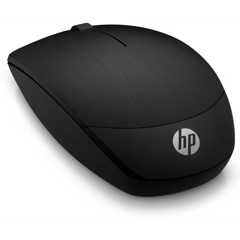 HP Wireless Mouse X200, Ambidextrous, Optical, RF Wireless, 1600 DPI, Melns