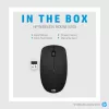 HP Wireless Mouse X200, Ambidextrous, Optical, RF Wireless, 1600 DPI, Melns