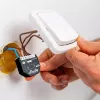 Viedais slēdzis Shelly WAVE 2PM Melns (Shelly) — bezvadu Z-Wave, 16 A, 110–240 V, 868,4 MHz