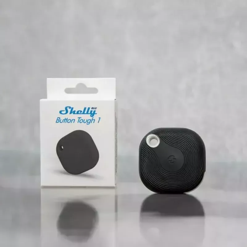 Viedā poga Shelly BLU Button Tough 1 Melna Plastmasa 3V CR2032