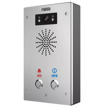 Fanvil i16S-02P SIP audio domofons, nerūsējošais tērauds