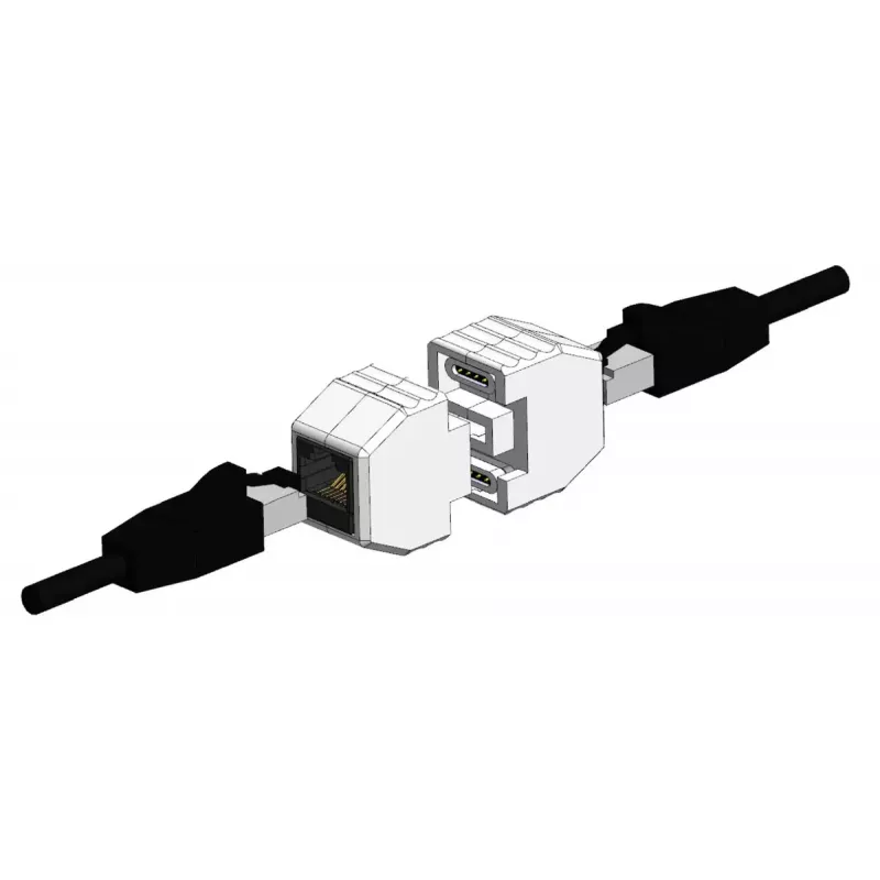 ALLNET ALL-RJ45-MAGNET interfeisa kartes/adapteris RJ-45 balts 90W