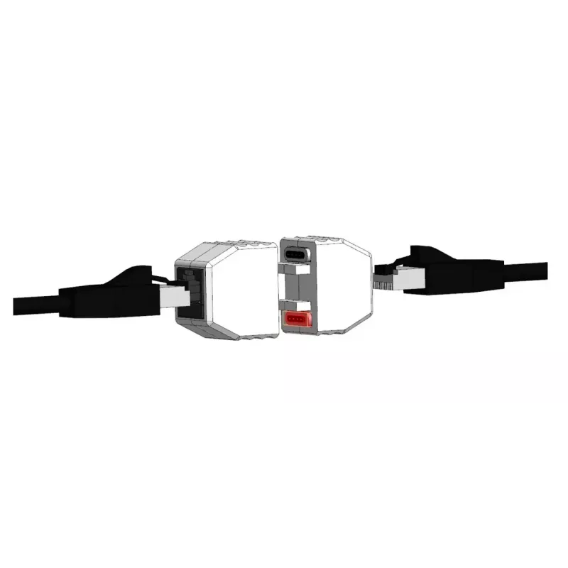 ALLNET ALL-RJ45-MAGNET interfeisa kartes/adapteris RJ-45 balts 90W