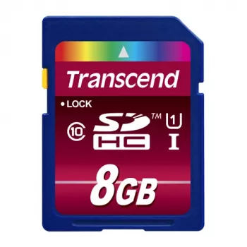 Zibatmiņa Transcend 8GB SDHC Class 10 UHS-I 600x TS8GSDHC10U1