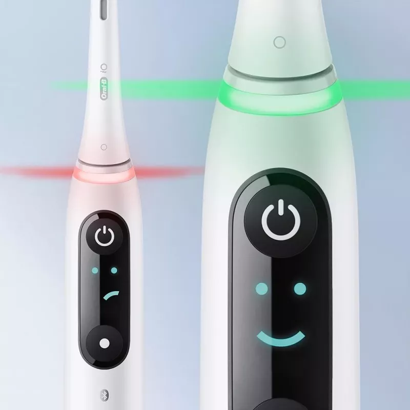 Oral-B iO elektriskā zobu birste Pieaugušajiem Rotējoša zobu birste Balta
