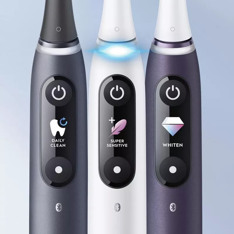 Oral-B iO elektriskā zobu birste Pieaugušajiem Rotējoša zobu birste Balta