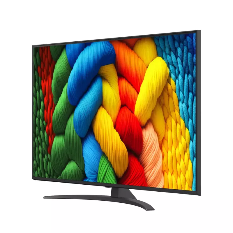 LG NanoCell AI 55NANO81A6A 139,7 cm (55 collas) 4K Ultra HD viedtelevizors ar Wi-Fi, melns