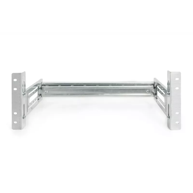 DIGITUS DIN sliedes turētājs, 4U, 178x483x223 mm, cinkots, ieskaitot DIN sliedi, regulējams dziļums un augstums