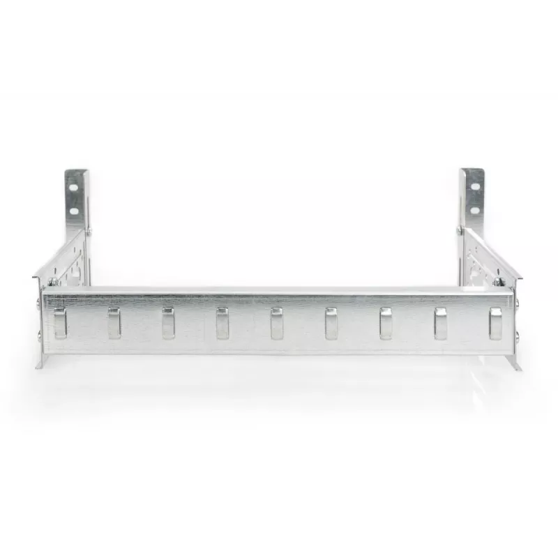 DIGITUS DIN sliedes turētājs, 4U, 178x483x223 mm, cinkots, ieskaitot DIN sliedi, regulējams dziļums un augstums