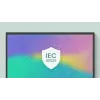 BenQ RE6504 Interaktīvais plakanā ekrāna panelis 165,1 cm (65 collas) 450 cd/m² 4K Ultra HD Melns, Pelēks Skārienekrāns Iebūvēts procesors Android