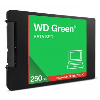 WESTERN DIGITAL SSD - WD zaļa - 250GB - SATA 6Gb/s - 2.5in/7mm korpusā