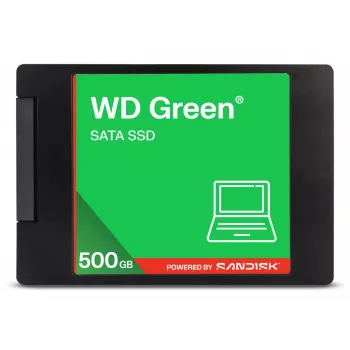 WESTERN DIGITAL SSD - WD zaļa - 500GB - SATA 6Gb/s - 2,5 collas/7 mm korpusā