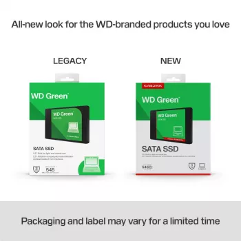 WESTERN DIGITAL SSD - WD zaļa - 500GB - SATA 6Gb/s - 2,5 collas/7 mm korpusā