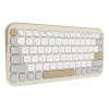 ASUS Marshmallow KW100 bezvadu Bluetooth QWERTZ tastatūra bēšā, pelēkā, baltā krāsā