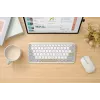 ASUS Marshmallow KW100 bezvadu Bluetooth QWERTZ tastatūra bēšā, pelēkā, baltā krāsā