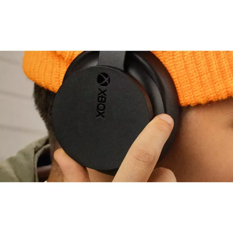 Austiņas Microsoft Xbox Wireless Headset — bezvadu apkārtējās auss spēļu austiņas, USB-C, Bluetooth 4.2, 15 h akumulators, 312 g
