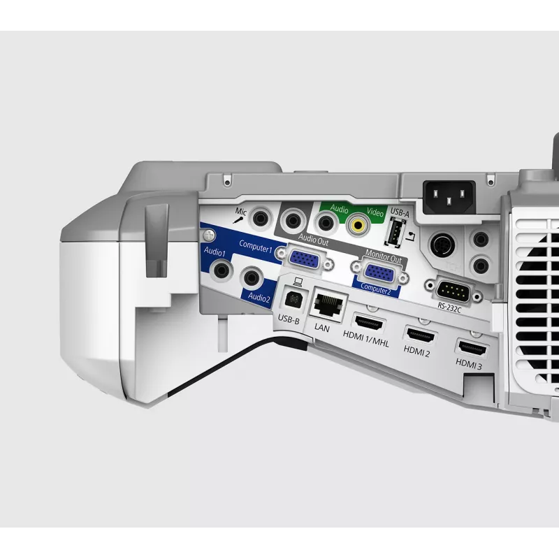 Epson EB-695Wi īpaši īsa fokusa projektors 3500 ANSI lūmeni 3LCD WXGA (1280x800) Balts, Pelēks