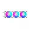 GIGABYTE AORUS WATERFORCE II 360 ICE AIO šķidruma CPU dzesētājs - 3x120mm ARGB ventilatori, iebīdāms bloķēšanas mehānisms, DAISY-CHAIN, saderīgs ar Intel LGA 1851 un AMD AM5