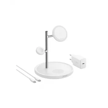 Anker MagGo Universal balta USB bezvadu ātrās uzlādes iekštelpu lādētājs
