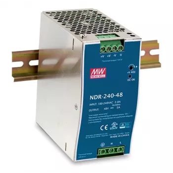 D-Link 240W universāls maiņstrāvas ieejas / pilna diapazona DIN barošanas bloks
