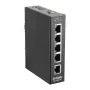 D-Link 5 portu nepārvaldīts rūpnieciskais slēdzis ar 5 x 10/100 BaseT(X) portiem