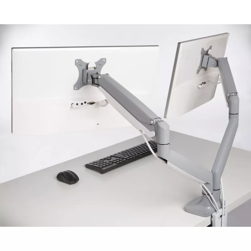 Kensington SmartFit One-Touch augstumā regulējams dubultais monitora statīvs