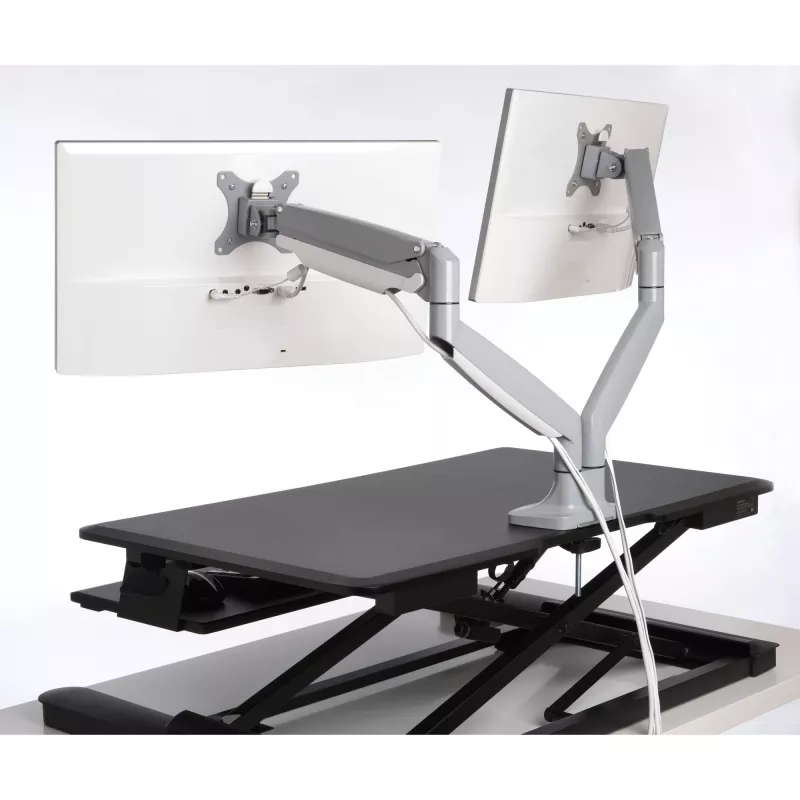Kensington SmartFit One-Touch augstumā regulējams dubultais monitora statīvs