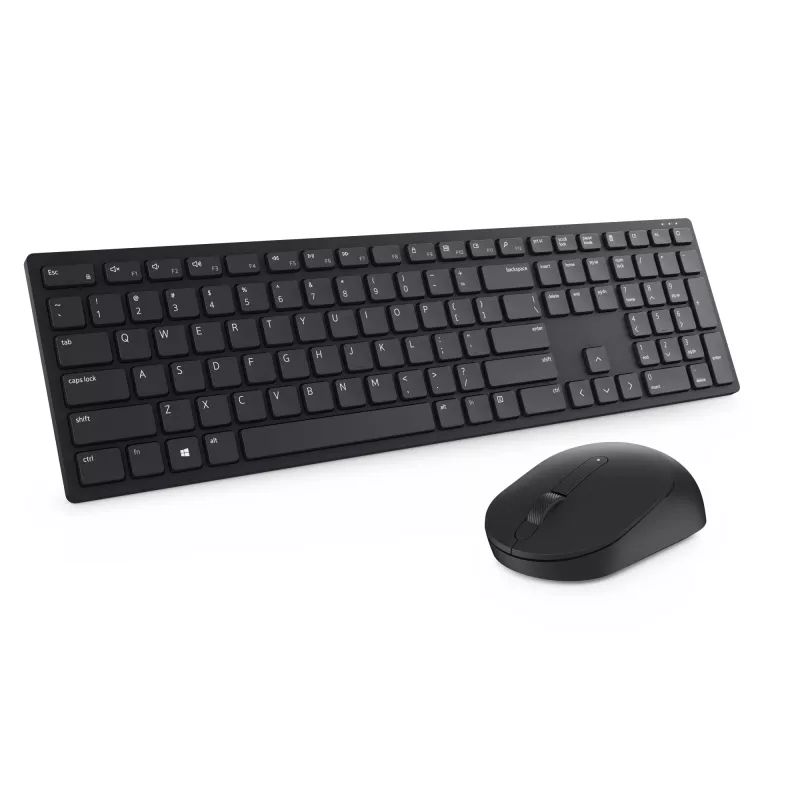 DELL Pro tastatūra un pele - KM5221W - US International (QWERTY) - Melna