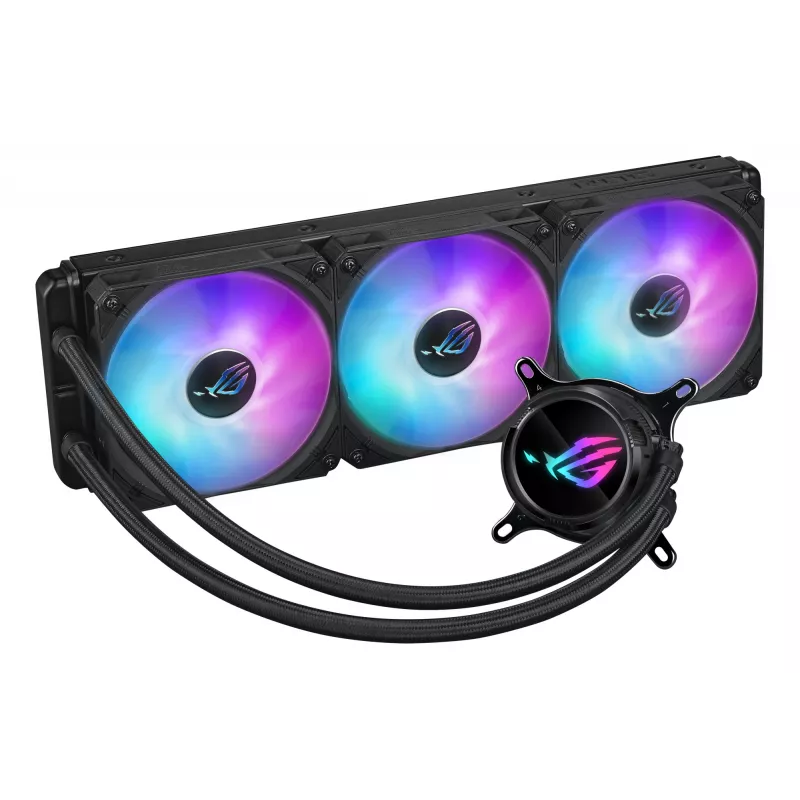 ASUS ROG Strix LC III 360 ARGB šķidruma dzesēšanas komplekts procesoriem 12 cm Melns