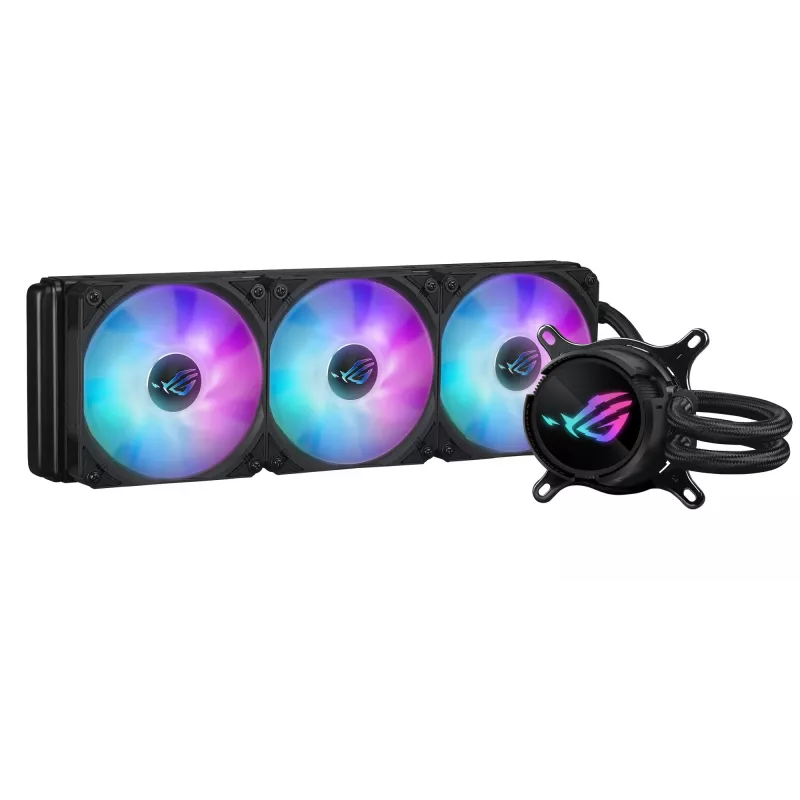 ASUS ROG Strix LC III 360 ARGB šķidruma dzesēšanas komplekts procesoriem 12 cm Melns