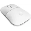 HP Z3700 Keramikas balta bezvadu pele, abpusēja, optiskā, RF bezvadu, 1200 DPI, sudraba, balta