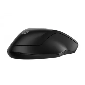 HP 255 Dual Wireless Mouse, Ambidextrous, Optical, RF Wireless + Bluetooth, 1600 DPI, Black
