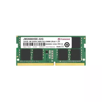 TRANSCEND 32GB Jetram DDR4 2666MHz So-DIMM 2rx8 1.2v