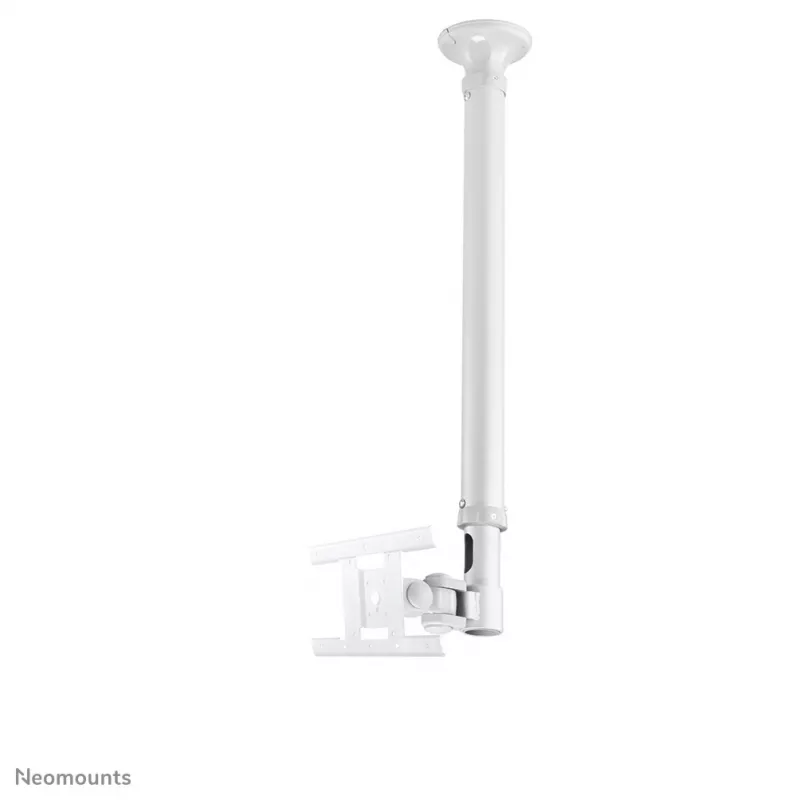 Neomounts FPMA-C100balta monitora/TV stiprinājums pie griestiem 10–30 collas, augstums 79–129 cm