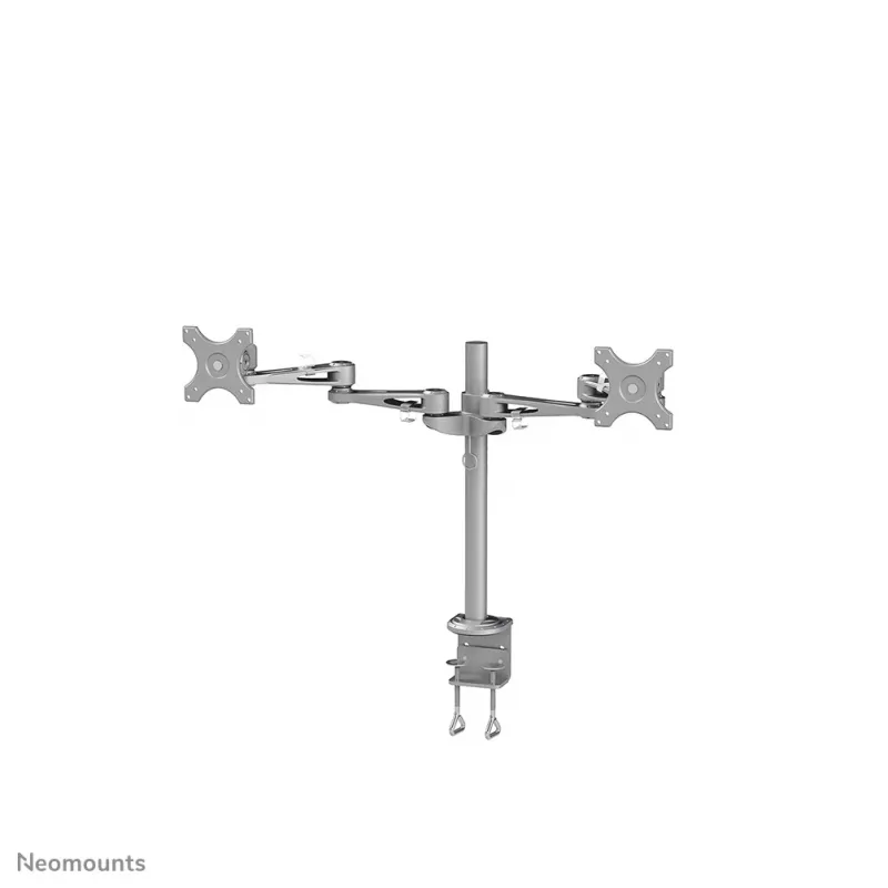 Neomounts FPMA-D935D Monitora roka 14-27 collas, Skava, 6 kg, 35,6 cm (14 collas), 68,6 cm (27 collas), 100 x 100 mm, Sudraba