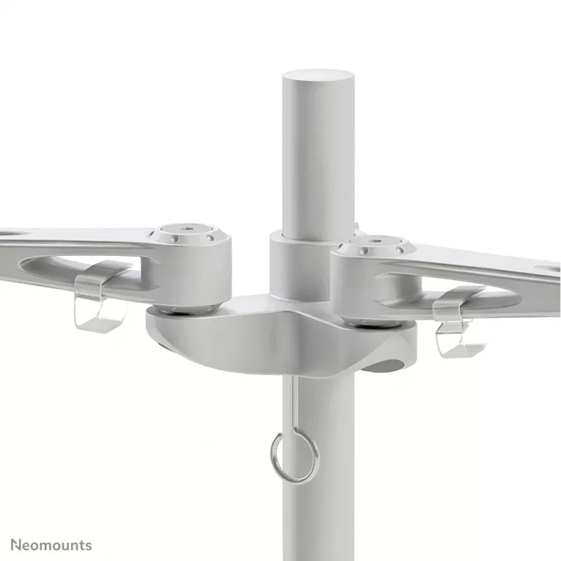Neomounts FPMA-D935D Monitora roka 14-27 collas, Skava, 6 kg, 35,6 cm (14 collas), 68,6 cm (27 collas), 100 x 100 mm, Sudraba
