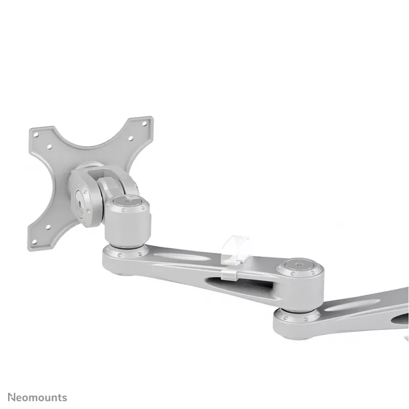 Neomounts FPMA-D935D Monitora roka 14-27 collas, Skava, 6 kg, 35,6 cm (14 collas), 68,6 cm (27 collas), 100 x 100 mm, Sudraba