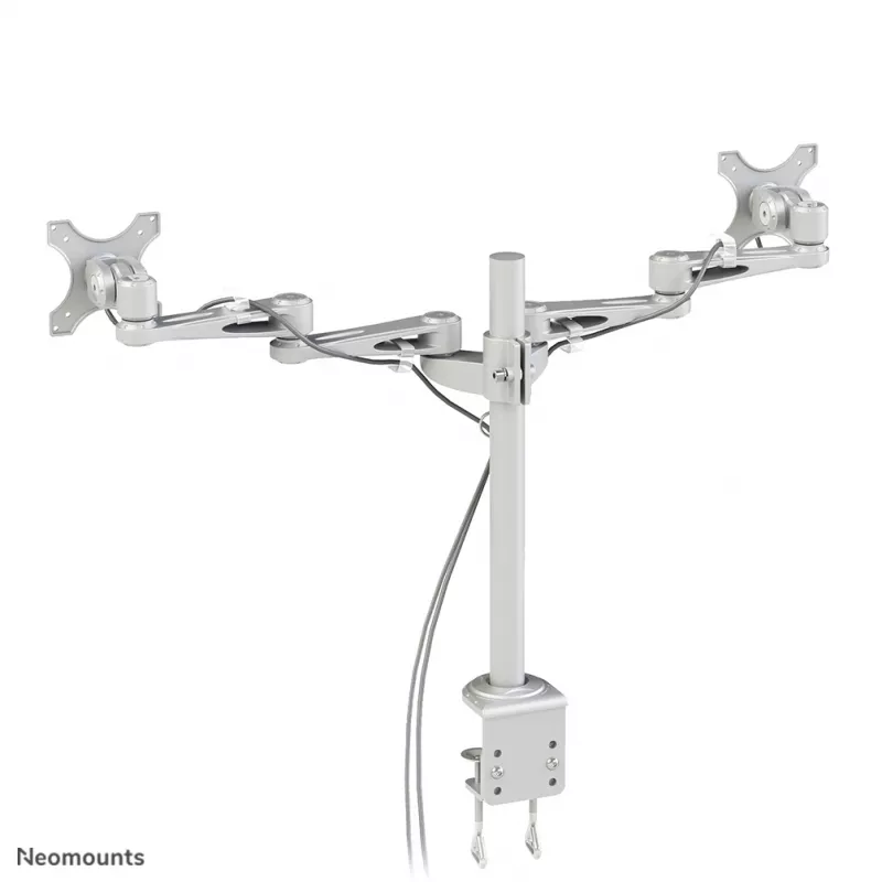 Neomounts FPMA-D935D Monitora roka 14-27 collas, Skava, 6 kg, 35,6 cm (14 collas), 68,6 cm (27 collas), 100 x 100 mm, Sudraba