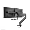 Neomounts NM-D775DXBLACK Monitora roka 10-32 collas - gāzes atspere - Topfix - 180°-stop