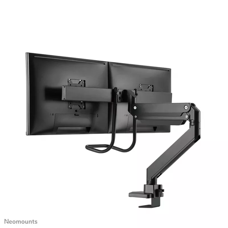 Neomounts NM-D775DXBLACK Monitora roka 10-32 collas - gāzes atspere - Topfix - 180°-stop