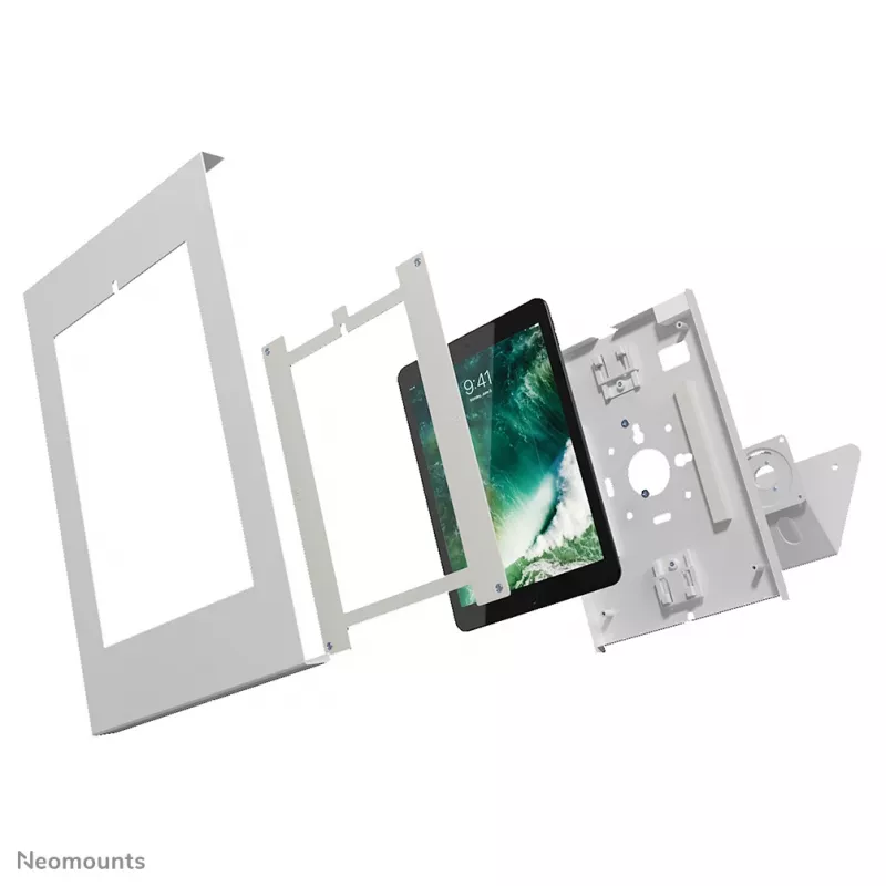 Neomounts DS15-630WH1 planšetdatora statīvs galdam un sienai 9,7-11 collas - bloķējams