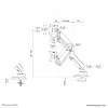 Neomounts DS70-450WH1 Monitora roka 17-42 collas - gāzes atspere - Topfix - 180°-stop
