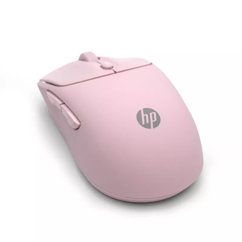 HP 400 Quiet Pink bezvadu pele, abpusēja, RF bezvadu + Bluetooth, 6000 DPI, rozā