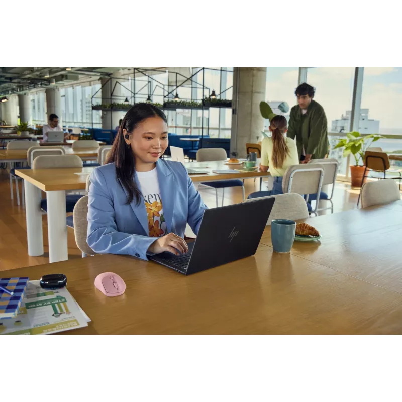 HP 400 Quiet Pink bezvadu pele, abpusēja, RF bezvadu + Bluetooth, 6000 DPI, rozā