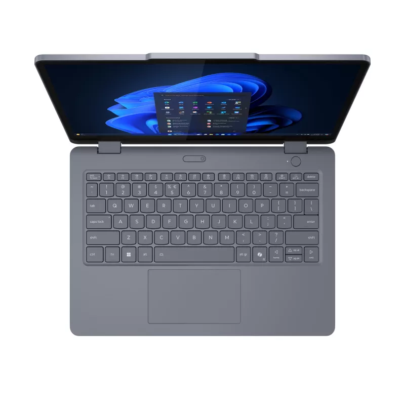 Lenovo 13w 2-in-1 Gen 3 Intel Core 5 120U Hybrid (2-in-1) 33,8 cm (13,3 collas) Skārienjutīgs WUXGA 16 GB DDR5-SDRAM 512 GB SSD Wi-Fi 6E (802.11ax) Windows 11 Pro Vācu pelēks