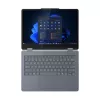 Lenovo 13w 2-in-1 Gen 3 Intel Core 5 120U Hybrid (2-in-1) 33,8 cm (13,3 collas) Skārienjutīgs WUXGA 16 GB DDR5-SDRAM 512 GB SSD Wi-Fi 6E (802.11ax) Windows 11 Pro Vācu pelēks